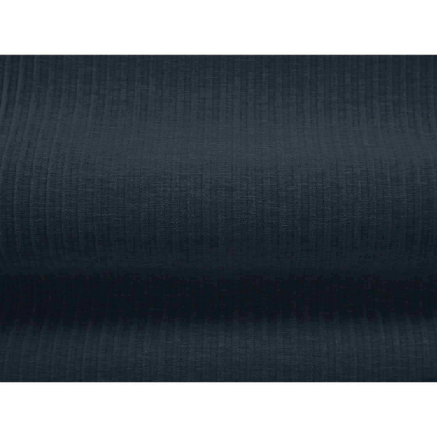 Arendal 4-Sitzer Sofa, Linksseitig, aus Chenille mit Cordoptik in Marineblau (Brave Me 9), Beine aus Schwarzes Plastik, 262x102x70 cm von Cosmopolitan Design – Bild 5