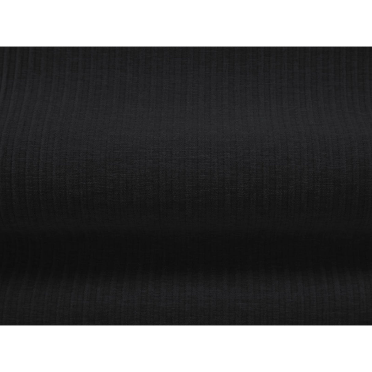 Arendal 4-Sitzer Sofa, Linksseitig, aus Chenille mit Cordoptik in Schwarz (Brave Me 6), Beine aus Schwarzes Plastik, 262x102x70 cm von Cosmopolitan Design – Bild 5