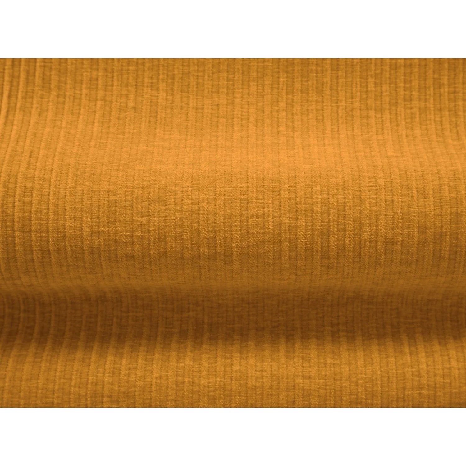 Arendal 4-Sitzer Sofa, Linksseitig, aus Chenille mit Cordoptik in Senf (Brave Me 13), Beine aus Schwarzes Plastik, 262x102x70 cm von Cosmopolitan Design – Bild 5