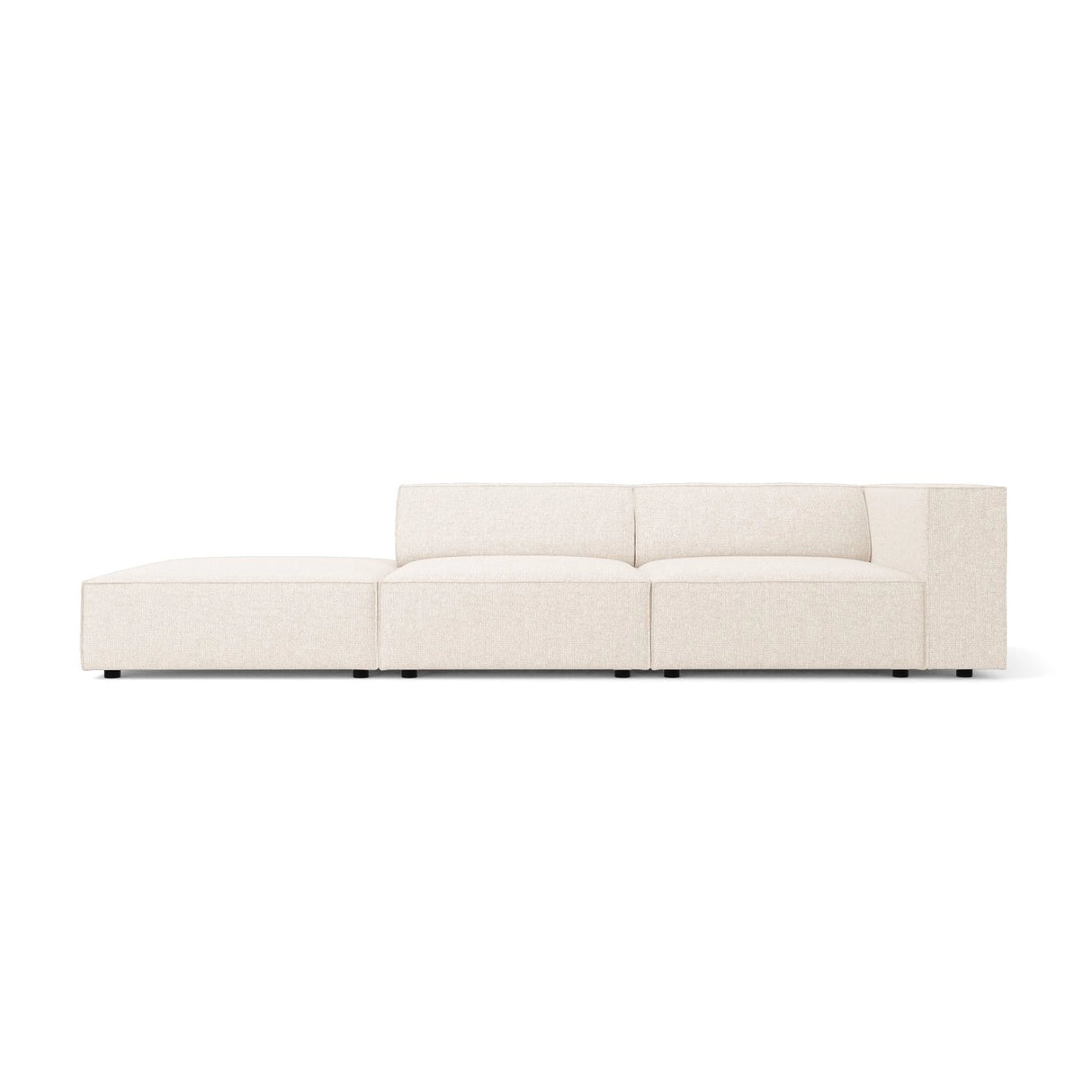 Arendal 4-Sitzer Sofa, Linksseitig, aus Samt oder Chenille, 262x102x70 cm von Cosmopolitan Design – Bild 1