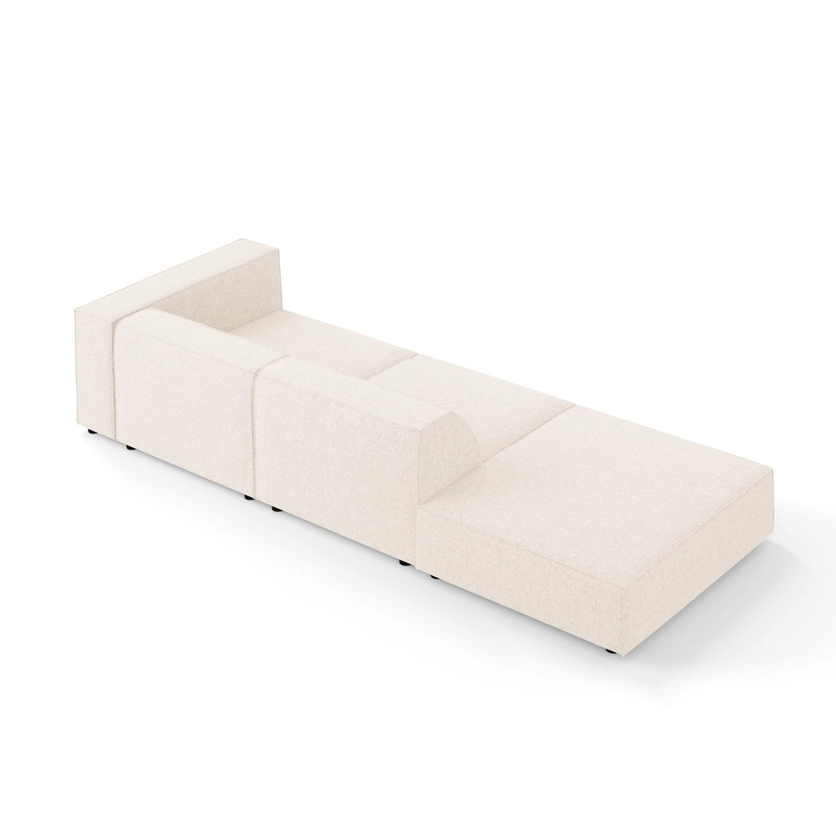 Arendal 4-Sitzer Sofa, Linksseitig, aus Samt oder Chenille, 262x102x70 cm von Cosmopolitan Design – Bild 5