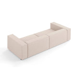 Arendal 4-Sitzer Sofa aus Chenille in Beige (Haga 30), 244x102x70 cm von Cosmopolitan Design – Bild 5