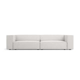 Arendal 4-Sitzer Sofa aus Chenille in Hellgrau (Haga 06), 244x102x70 cm von Cosmopolitan Design – Bild 1