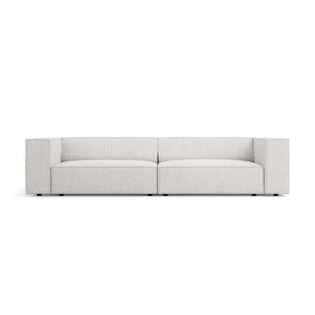 Arendal 4-Sitzer Sofa aus Chenille in Hellgrau (Haga 06), 244x102x70 cm von Cosmopolitan Design – Bild 1
