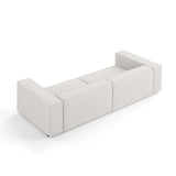 Arendal 4-Sitzer Sofa aus Chenille in Hellgrau (Haga 06), 244x102x70 cm von Cosmopolitan Design – Bild 5