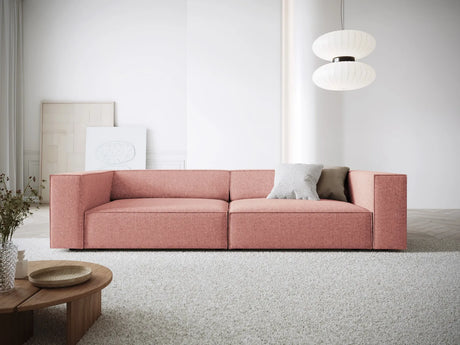 Arendal 4-Sitzer Sofa aus Chenille in Rosa (Haga 52), 244x102x70 cm von Cosmopolitan Design – Bild 2