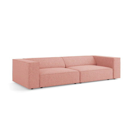 Arendal 4-Sitzer Sofa aus Chenille in Rosa (Haga 52), 244x102x70 cm von Cosmopolitan Design – Bild 4