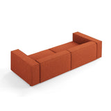 Arendal 4-Sitzer Sofa aus Chenille in Terrakotta (Haga 44), 244x102x70 cm von Cosmopolitan Design – Bild 5