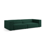Arendal 4-Sitzer Sofa aus Chenille mit Cordoptik in Flaschengrün (Brave Me 10), 244x102x70 cm von Cosmopolitan Design – Bild 3