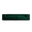 Arendal 4-Sitzer Sofa aus Samt in Flaschengrün (Casino Deep Green), 244x102x70 cm von Cosmopolitan Design – Bild 1