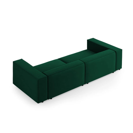 Arendal 4-Sitzer Sofa aus Samt in Flaschengrün (Casino Deep Green), 244x102x70 cm von Cosmopolitan Design – Bild 4