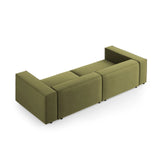 Arendal 4-Sitzer Sofa aus Samt in Hellgrün (Casino Forest), 244x102x70 cm von Cosmopolitan Design – Bild 4