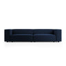 Arendal 4-Sitzer Sofa aus Samt in Königsblau (Casino Deep Blue), 244x102x70 cm von Cosmopolitan Design – Bild 1