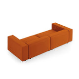 Arendal 4-Sitzer Sofa aus Samt in Terrakotta (Casino Terracota), 244x102x70 cm von Cosmopolitan Design – Bild 4