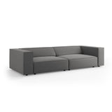 Arendal 4-Sitzer Sofa aus Samt in Warmes Grau (Casino Anthracite), 244x102x70 cm von Cosmopolitan Design – Bild 3