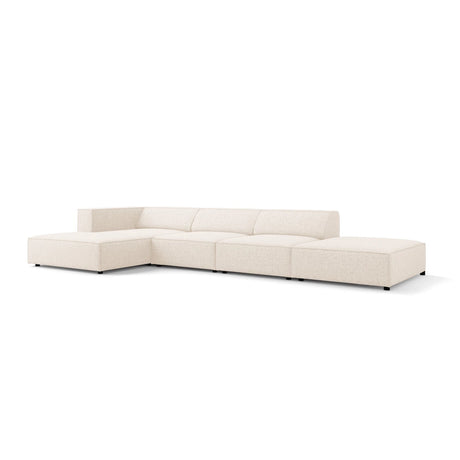 Arendal 5-Sitzer Ecksofa, Linke Seite, aus Samt oder Chenille, 341x166x70 cm von Cosmopolitan Design – Bild 4