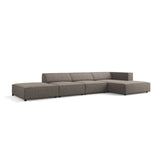 Arendal 5-Sitzer Ecksofa, Rechte Seite, aus Chenille in Grau (Haga 16), 341x166x70 cm von Cosmopolitan Design – Bild 4