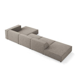 Arendal 5-Sitzer Ecksofa, Rechte Seite, aus Chenille in Grau (Haga 16), 341x166x70 cm von Cosmopolitan Design – Bild 5