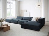Arendal 5-Sitzer Ecksofa, Rechte Seite, aus Chenille in Königsblau (Haga 86), 341x166x70 cm von Cosmopolitan Design – Bild 2