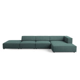 Arendal 5-Sitzer Ecksofa, Rechte Seite, aus Chenille in Petrol (Haga 78), 341x166x70 cm von Cosmopolitan Design – Bild 1