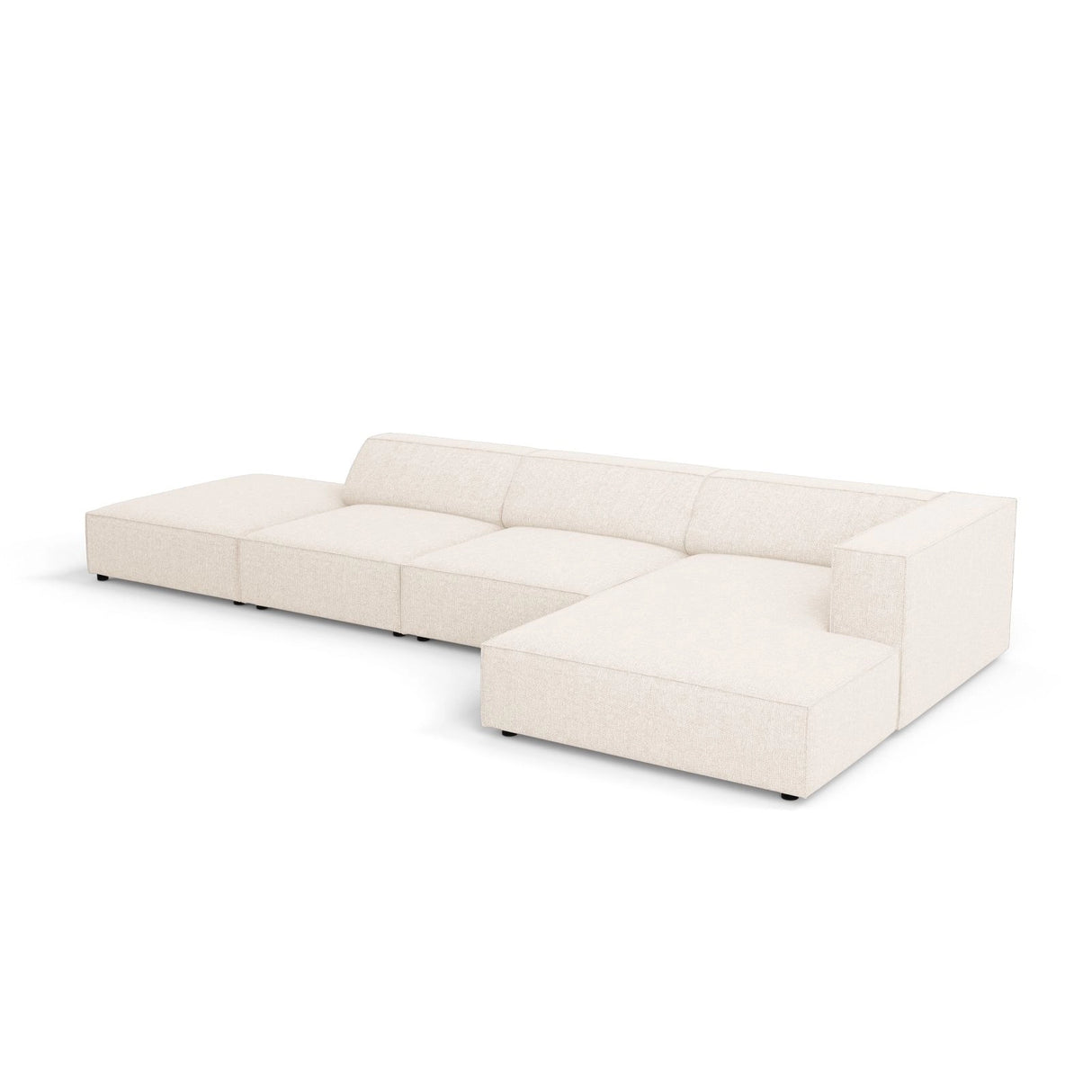 Arendal 5-Sitzer Ecksofa, Rechte Seite, aus Samt oder Chenille, 341x166x70 cm von Cosmopolitan Design – Bild 6