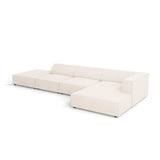 Arendal 5-Sitzer Ecksofa, Rechte Seite, aus Samt oder Chenille, 341x166x70 cm von Cosmopolitan Design – Bild 6