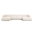 Arendal 6-Sitzer Panorama Sofa aus Samt oder Chenille, 364x166x70 cm von Cosmopolitan Design – Bild 1
