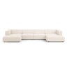 Arendal 6-Sitzer Panorama Sofa aus Samt oder Chenille, 364x166x70 cm von Cosmopolitan Design – Bild 1