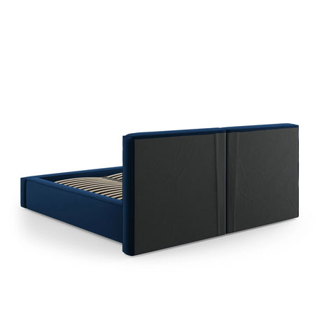 Arendal Bett mit Doppelkopfteil und Stauraum aus Samt in Königsblau (Bluvel 86), 160x200 cm von Cosmopolitan Design – Bild 7