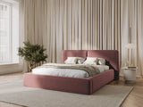 Arendal Bett mit Doppelkopfteil und Stauraum aus Samt in Rosa (Bluvel 52), 160x200 cm von Cosmopolitan Design – Bild 2