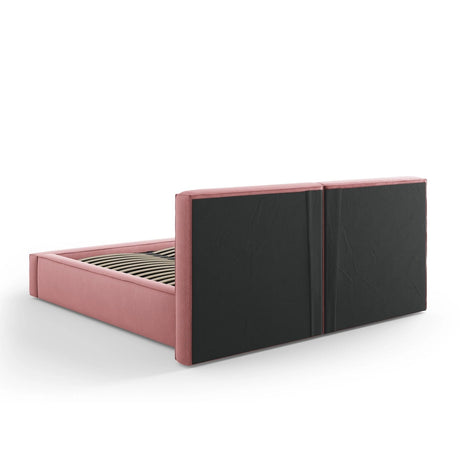 Arendal Bett mit Doppelkopfteil und Stauraum aus Strukturierter Stoff in Rosa (Megan 355), 160x200 cm von Cosmopolitan Design – Bild 5