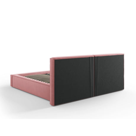 Arendal Bett mit Doppelkopfteil und Stauraum aus Strukturierter Stoff in Rosa (Megan 355), 180x200 cm von Cosmopolitan Design – Bild 5