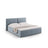 Arendal Boxspringbett mit Kopfteil und Stauraum aus Samt in Hellblau (Bluvel 06), 160x200 cm von Cosmopolitan Design – Bild 1