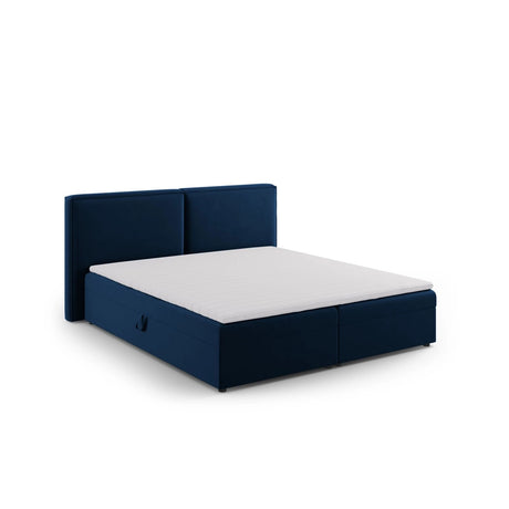 Arendal Boxspringbett mit Kopfteil und Stauraum aus Samt in Königsblau (Bluvel 86), 160x200 cm von Cosmopolitan Design – Bild 6