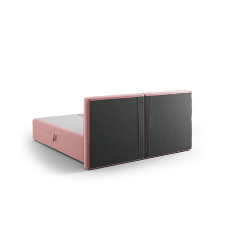 Arendal Boxspringbett mit Kopfteil und Stauraum aus Samt in Rosa (Bluvel 52), 180x200 cm von Cosmopolitan Design – Bild 7