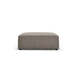 Arendal Pouf aus Chenille in Grau (Haga 16), 102x80x40 cm von Cosmopolitan Design – Bild 1