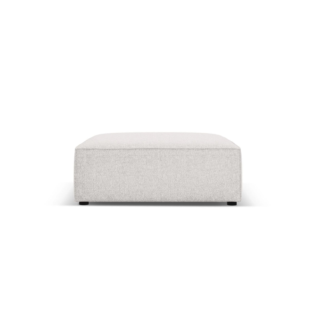Arendal Pouf aus Chenille in Hellgrau (Haga 06), 102x80x40 cm von Cosmopolitan Design – Bild 1