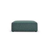 Arendal Pouf aus Chenille in Petrol (Haga 78), 102x80x40 cm von Cosmopolitan Design – Bild 1
