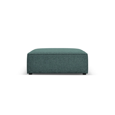 Arendal Pouf aus Chenille in Petrol (Haga 78), 102x80x40 cm von Cosmopolitan Design – Bild 1