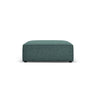 Arendal Pouf aus Chenille in Petrol (Haga 78), 102x80x40 cm von Cosmopolitan Design – Bild 1