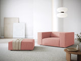 Arendal Pouf aus Chenille in Rosa (Haga 52), 102x80x40 cm von Cosmopolitan Design – Bild 2