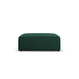 Arendal Pouf aus Chenille mit Cordoptik in Flaschengrün (Brave Me 10), 102x80x40 cm von Cosmopolitan Design – Bild 1