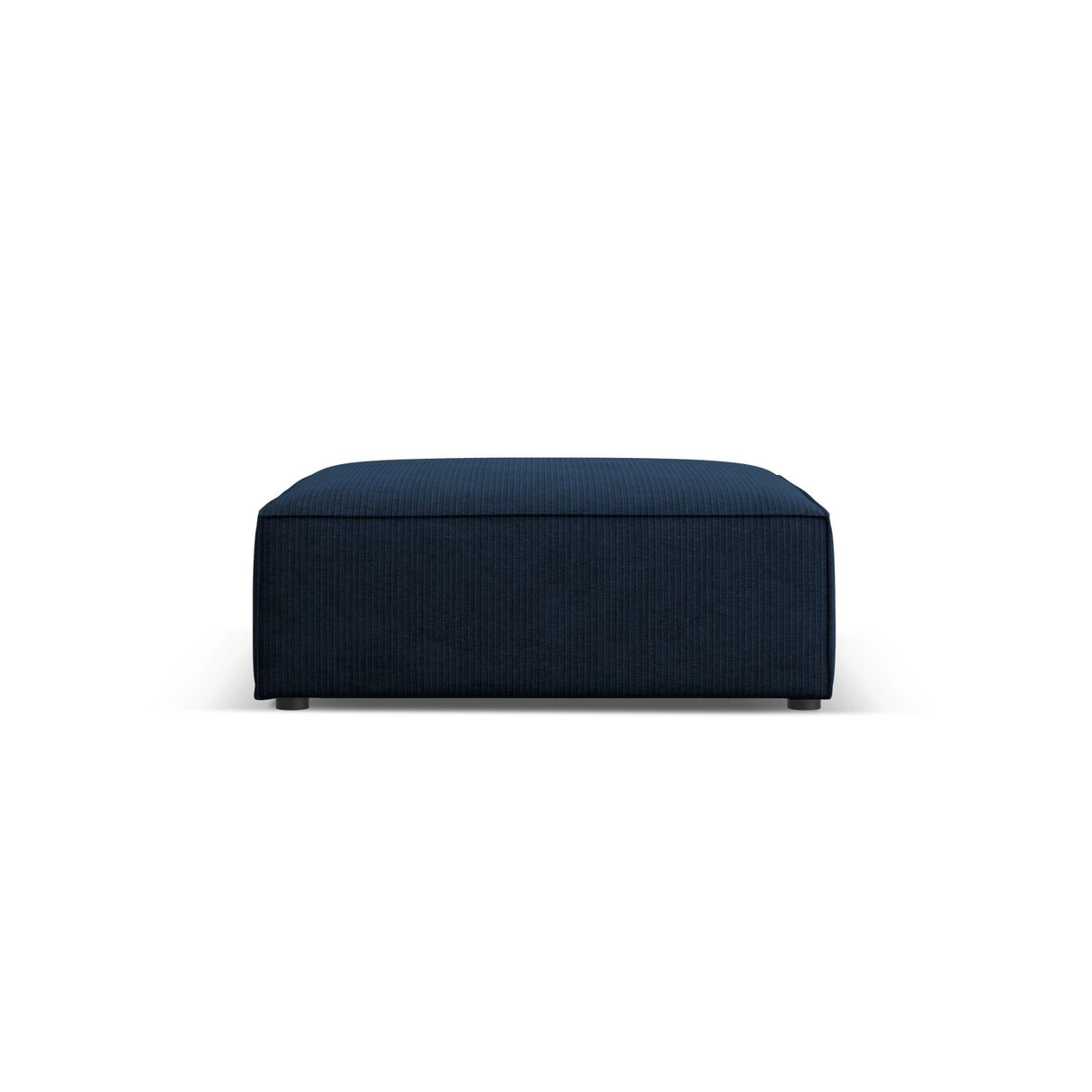 Arendal Pouf aus Chenille mit Cordoptik in Königsblau (Brave Me 7), 102x80x40 cm von Cosmopolitan Design – Bild 1