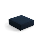 Arendal Pouf aus Chenille mit Cordoptik in Königsblau (Brave Me 7), 102x80x40 cm von Cosmopolitan Design – Bild 3