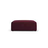 Arendal Pouf aus Chenille mit Cordoptik in Rubin (Brave Me 8), 102x80x40 cm von Cosmopolitan Design – Bild 1