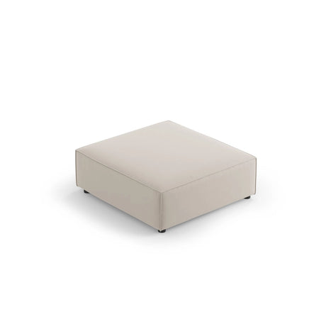 Arendal Pouf aus Samt in Ecru (Casino Sand), 102x80x40 cm von Cosmopolitan Design – Bild 1