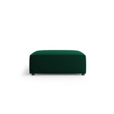 Arendal Pouf aus Samt in Flaschengrün (Casino Deep Green), 102x80x40 cm von Cosmopolitan Design – Bild 3