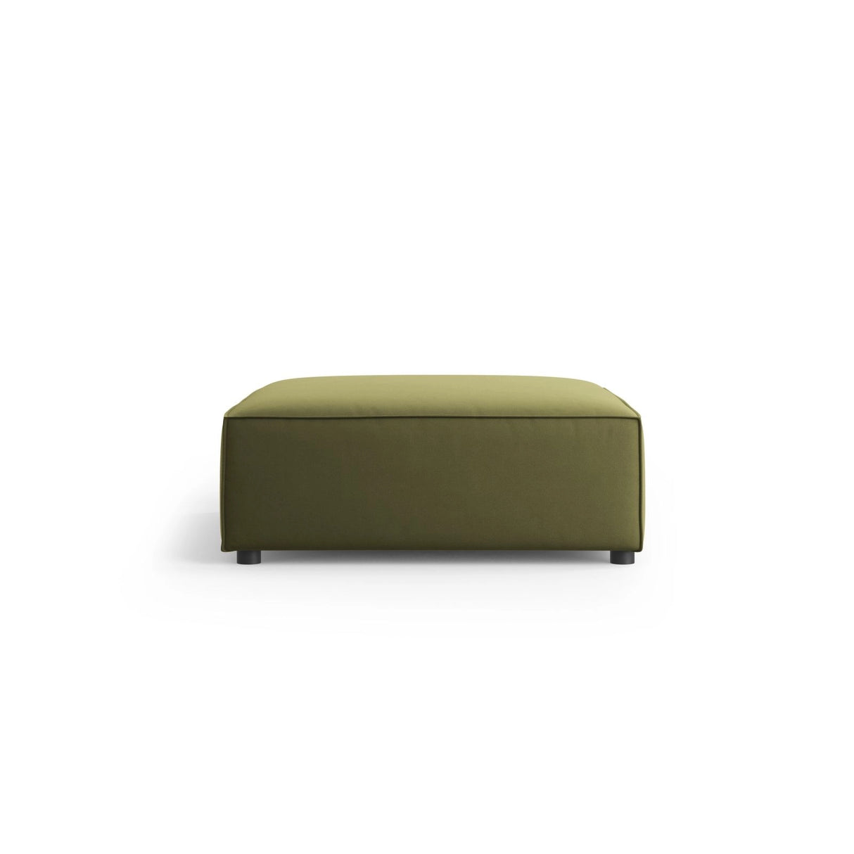 Arendal Pouf aus Samt in Hellgrün (Casino Forest), 102x80x40 cm von Cosmopolitan Design – Bild 3