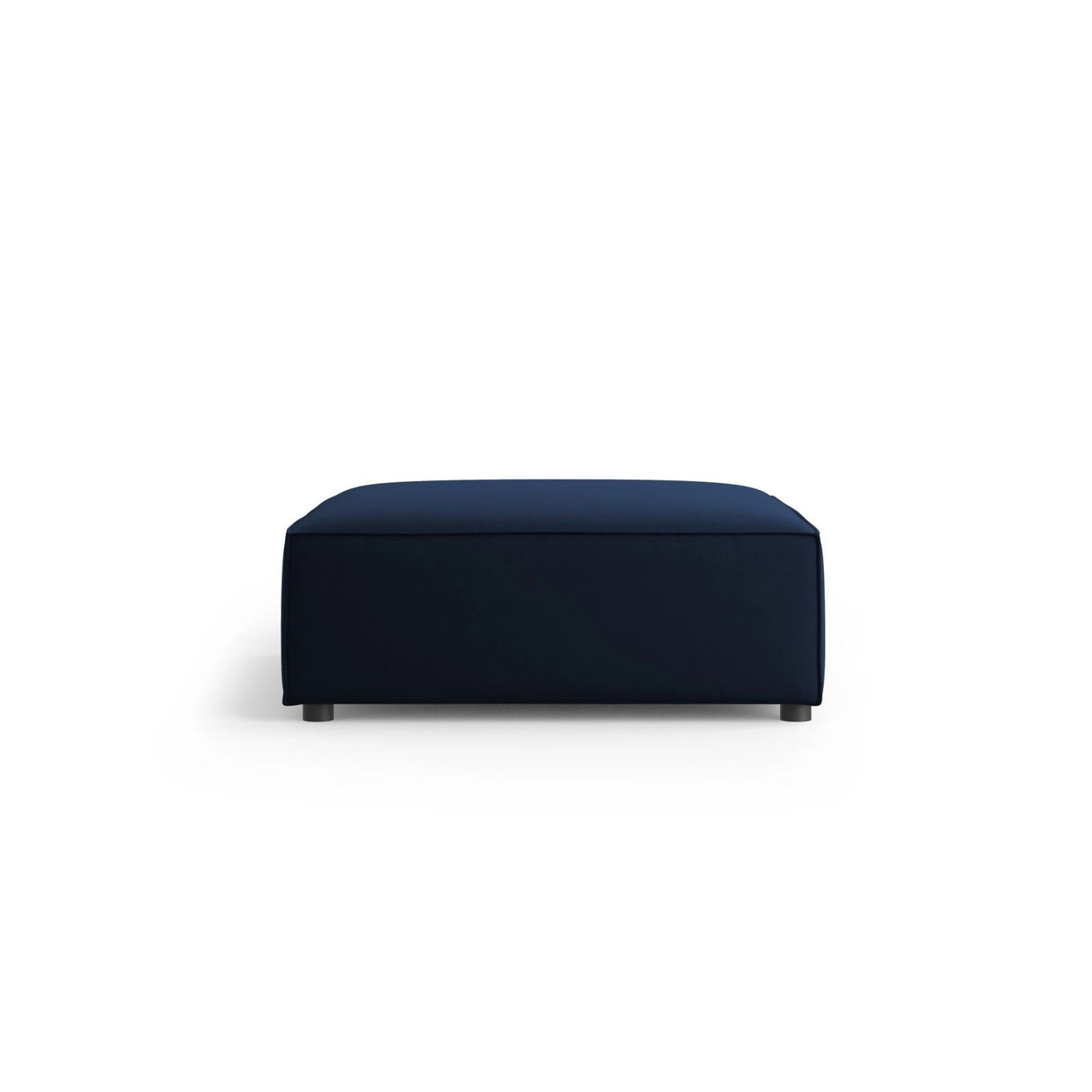 Arendal Pouf aus Samt in Königsblau (Casino Deep Blue), 102x80x40 cm von Cosmopolitan Design – Bild 3