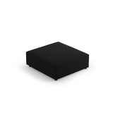 Arendal Pouf aus Samt in Schwarz (Casino Black), 102x80x40 cm von Cosmopolitan Design – Bild 1